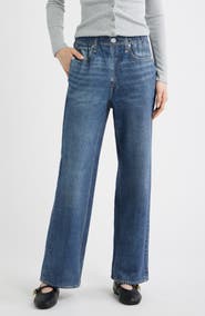 rag & bone rb Miramar Ankle Length Pull On Wide Leg Sweatpant Jeans