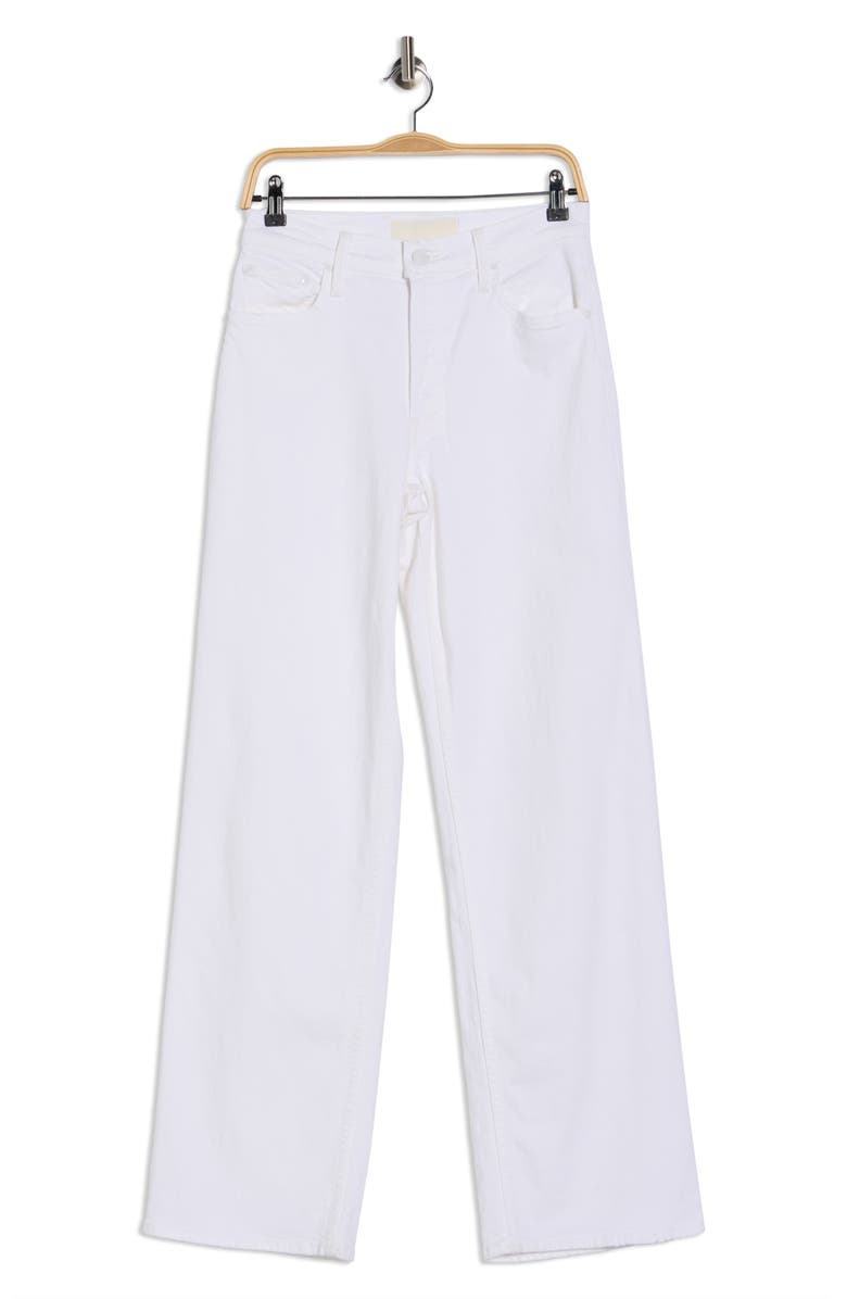 MOTHER The Spinner Zip Sneak Straight Leg Crop Jeans, Alternate, color, Totally Innocent