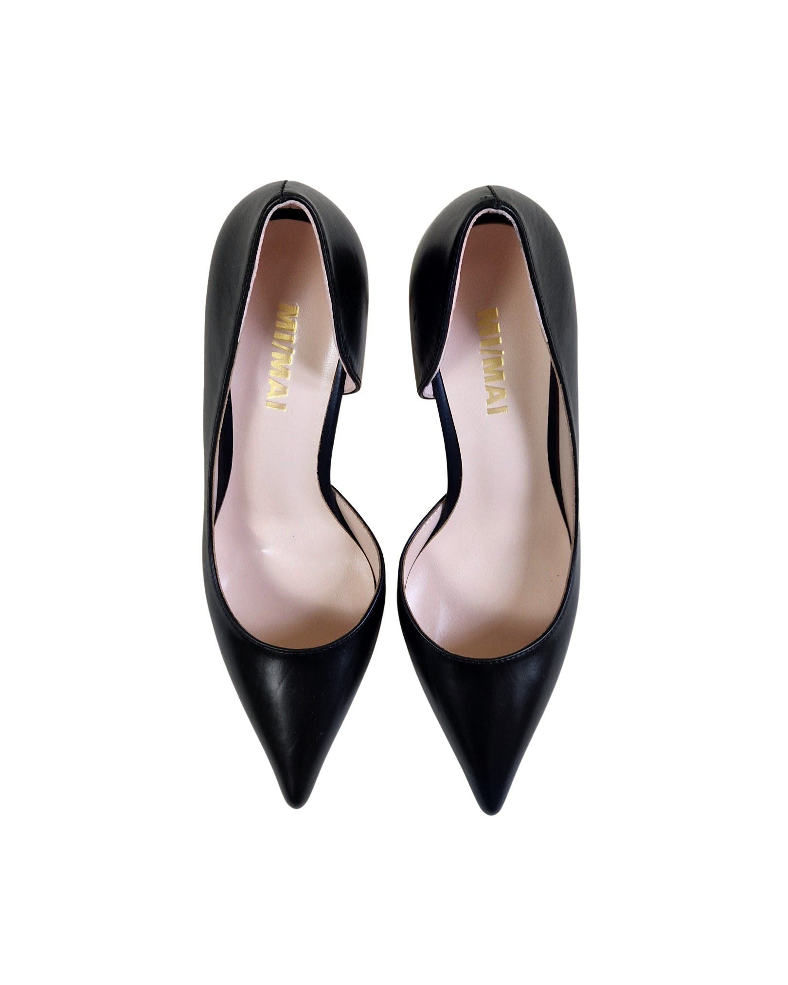 MI/MAI Kelly Pointed Toe Heeled Pumps, Alternate, color, Black
