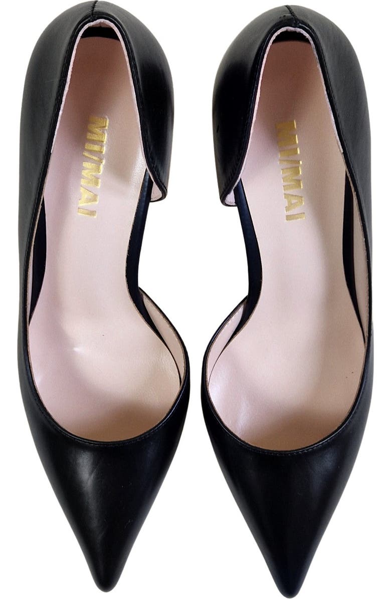 MI/MAI Kelly Pointed Toe Heeled Pumps, Alternate, color, Black