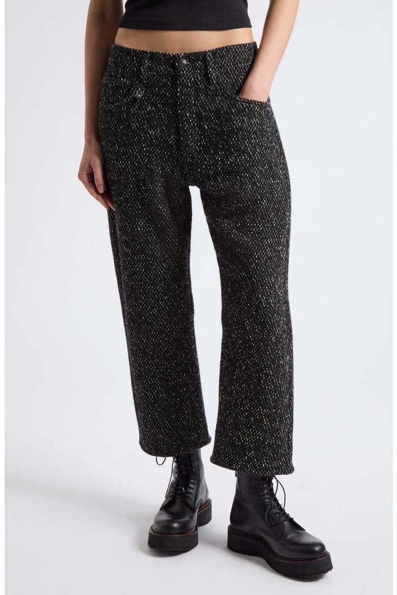 X-BF Marled Wool Blend Pants, Main, color, MARLED BLACK