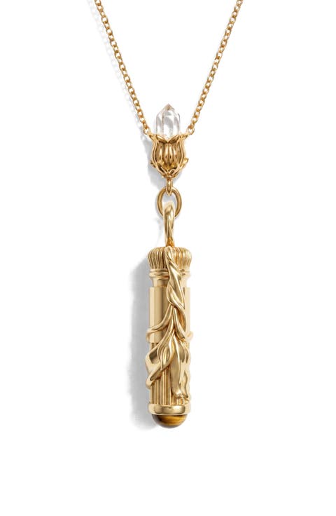 Belladonna Potion Crystal Pendant Necklace