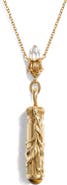 Awe Inspired Belladonna Potion Crystal Pendant Necklace