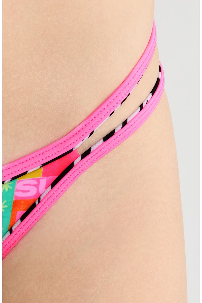Double Bind Strappy Bikini Bottoms, Alternate, color, SUN HONEY