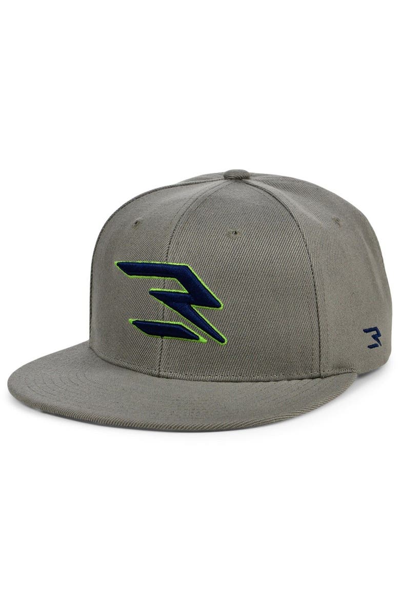 Men's Gray/Navy 3BRAND by Russell Wilson Fashion Snapback Adjustable Hat, Main, color, Gray