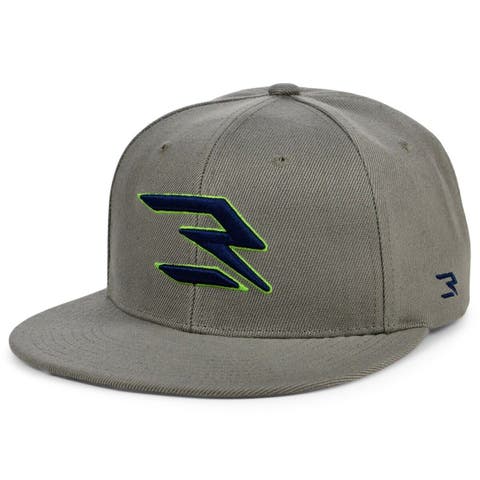 Men's Gray/Navy 3BRAND by Russell Wilson Fashion Snapback Adjustable Hat