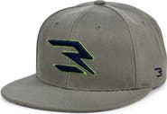 3BRAND BY RUSSELL WILSON Men's Gray/Navy 3BRAND by Russell Wilson Fashion Snapback Adjustable Hat