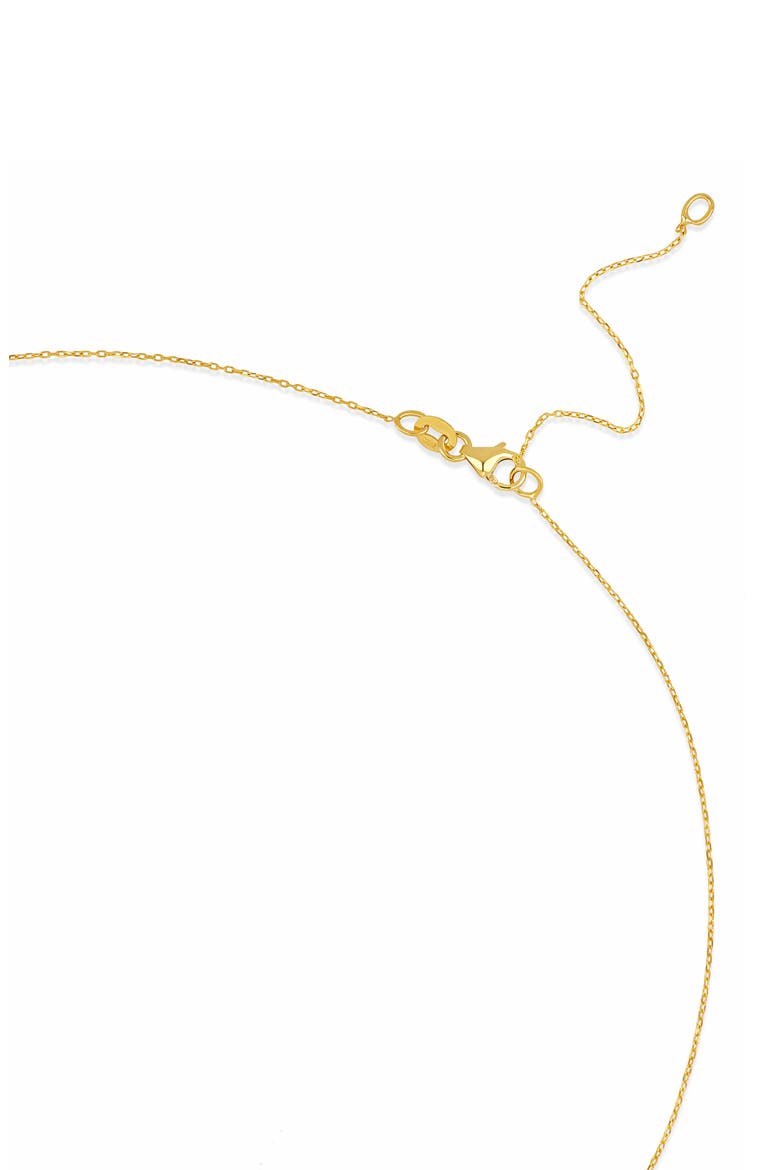 Audrey 18k Gold Diamond Pendant Necklace, Alternate, color, 18KY