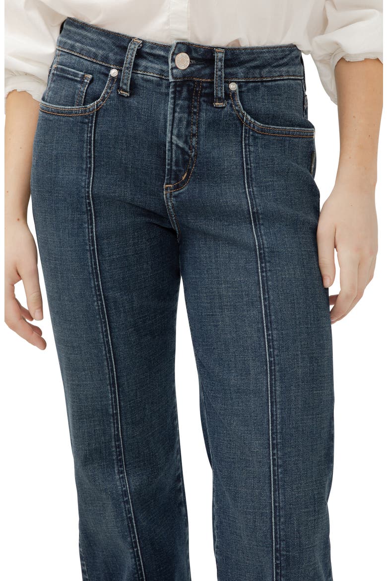 Avery High Waist Front Seam Straight Leg Jeans, Alternate, color, SOUL