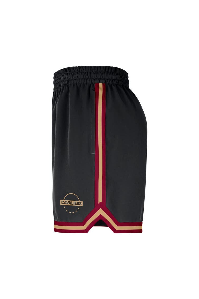 Men's Nike Black Cleveland Cavaliers Authentic Practice DNA Woven Performance Shorts, Alternate, color, Black