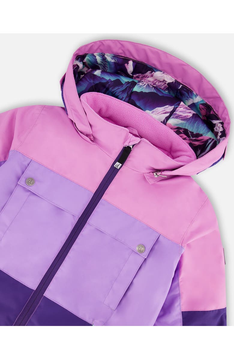 Deux par Deux Two-Piece Teknik Snowsuit Mountain, Alternate, color, Purple