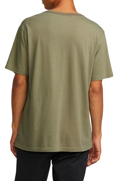 Rvca Box Fill Graphic T-shirt In Green