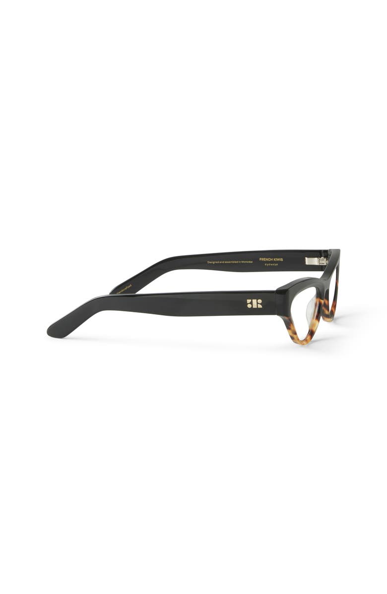 French Kiwis Eyewear Marion Blue Light Glasses, Alternate, color, Black / Tortoise