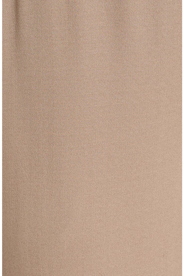 Slouchy Silk Crepe Ankle Pants, Alternate, color, MOCHA
