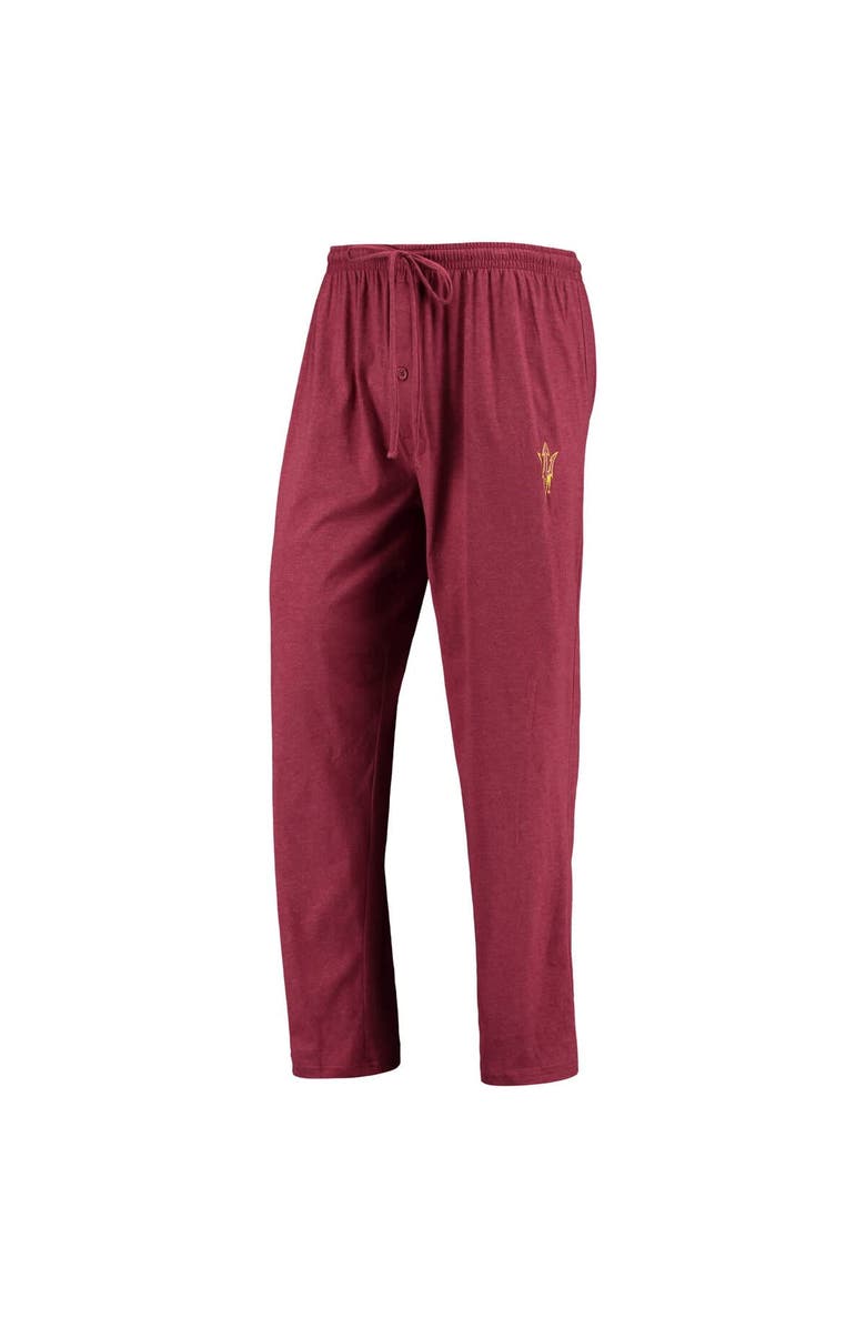 CONCEPTS SPORT Men's Concepts Sport Maroon/Heathered Charcoal Arizona State Sun Devils Meter Long Sleeve T-Shirt & Pants Sleep Set, Alternate, color, Maroon