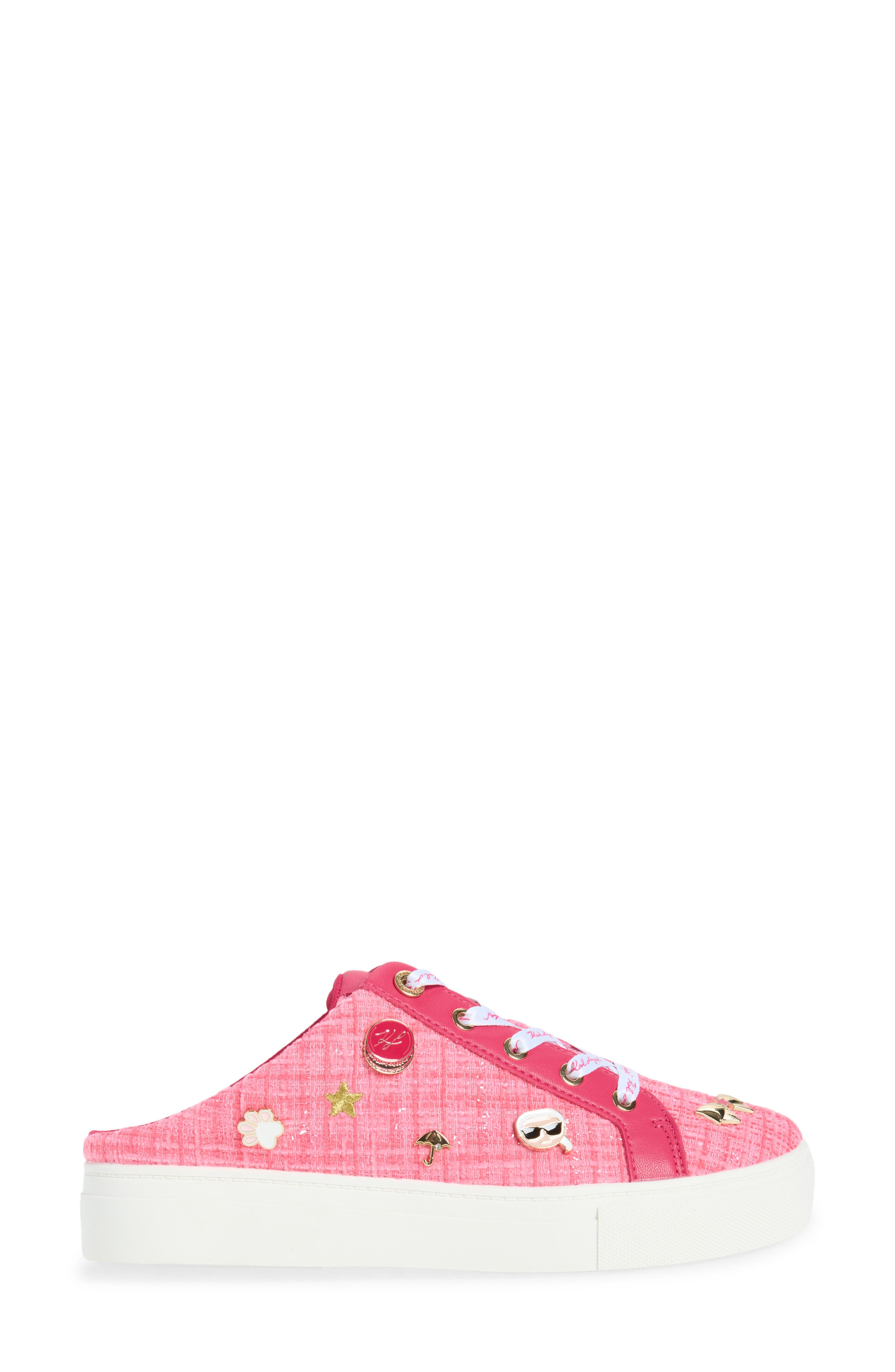 Cambria Macaron Sneaker Mule, Alternate, color, PINK/ HOT PINK