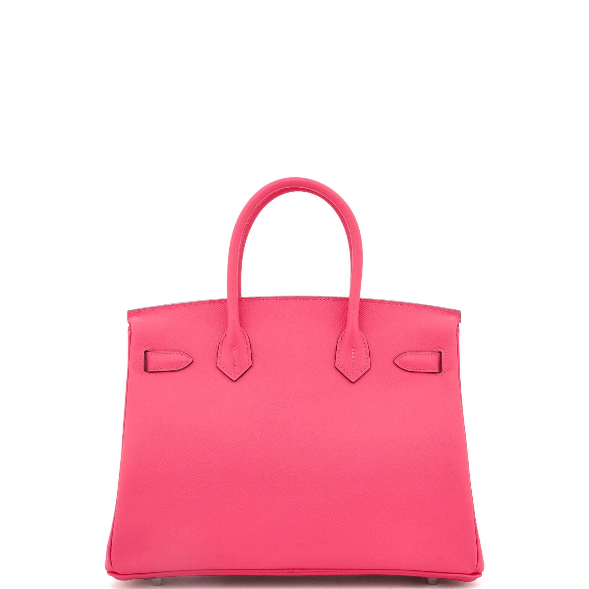 Birkin Handbag Pink Epsom with Palladium Hardware 30, Alternate, color, Pink