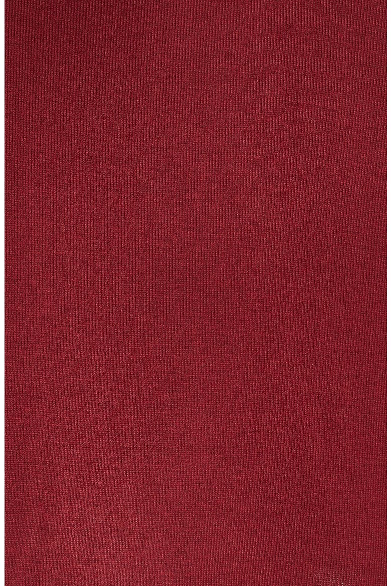 Everyday Solid Knit Ruana, Alternate, color, MERLOT