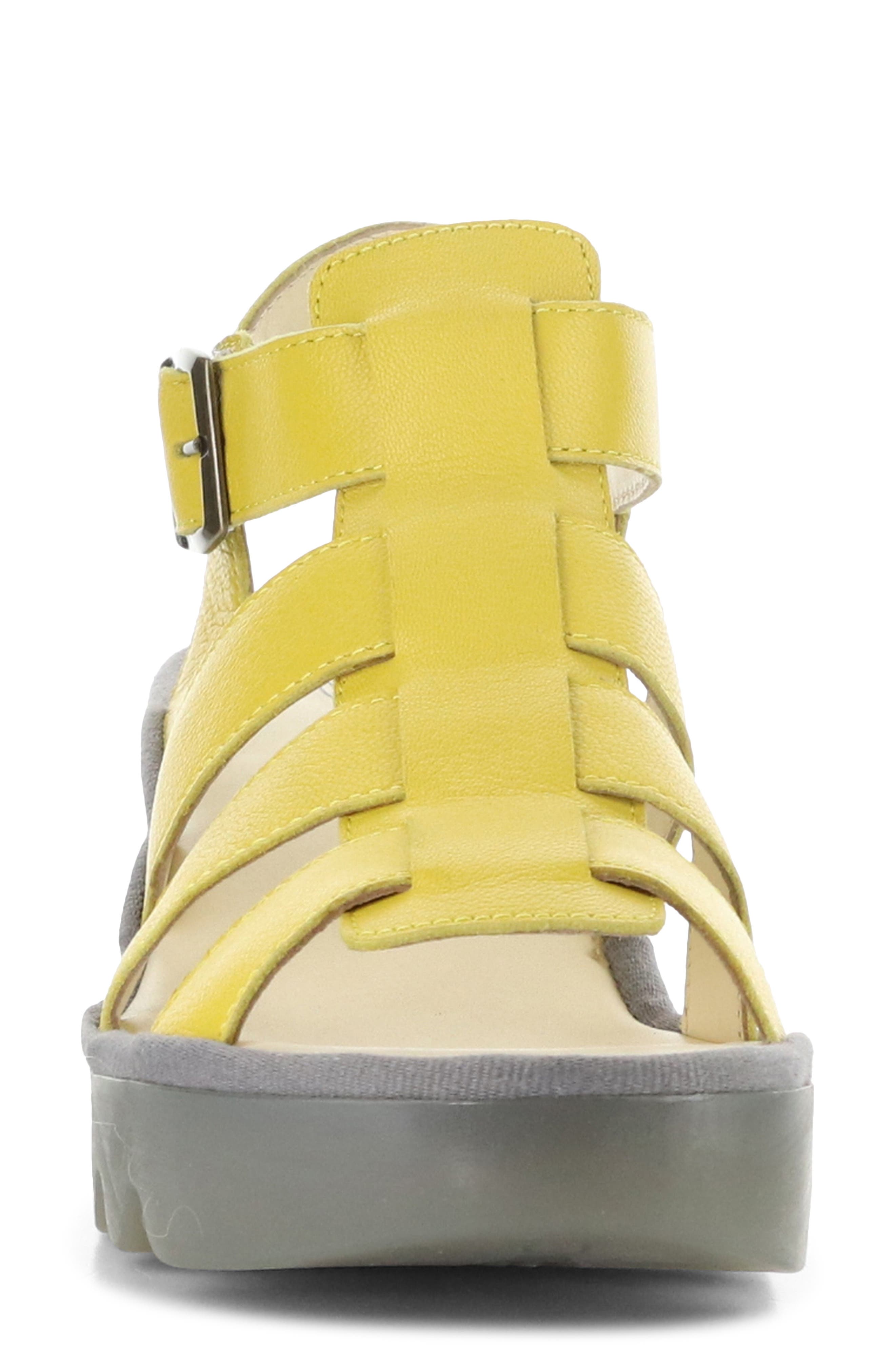 Terf Lug Sole Sandal, Alternate, color, 003 YELLOW MOUSSE
