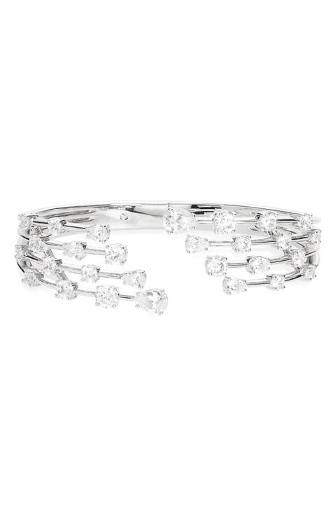 Hollywood Multi Row Cubic Zirconia Bracelet