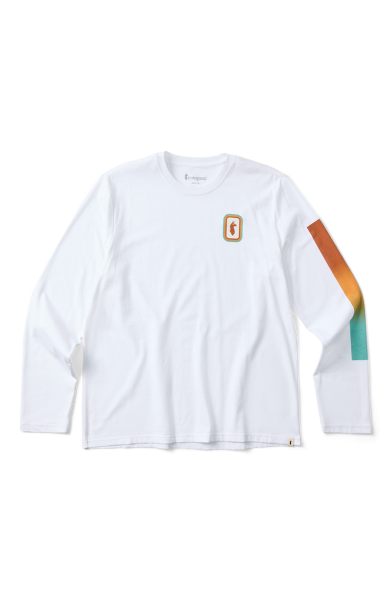 Cotopaxi Radiant Llama Long-Sleeve T-Shirt - Men's, Alternate, color, White