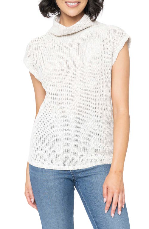 Gibsonlook Funnel Neck Sweater In Natural