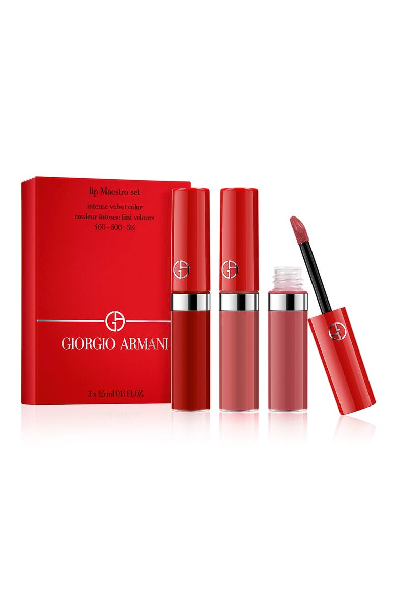 Giorgio Armani Travel Lip Maestro Set, Alternate, color, NO COLOR