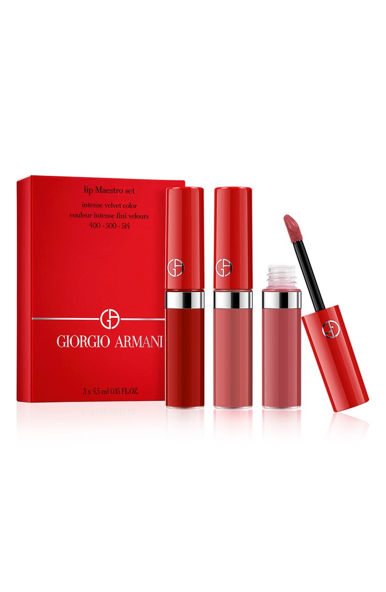 ARMANI beauty Giorgio Armani Travel Lip Maestro Set, Alternate, color,