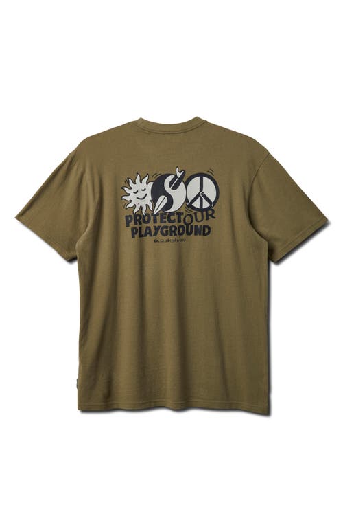 Quiksilver Wake Up World Graphic T-shirt In Multi