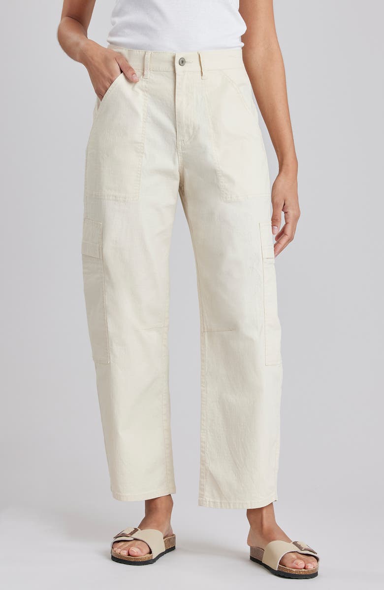 SUPPLIES BY UNIONBAY Blythe Barrel Leg Jeans, Main, color, Alabaster