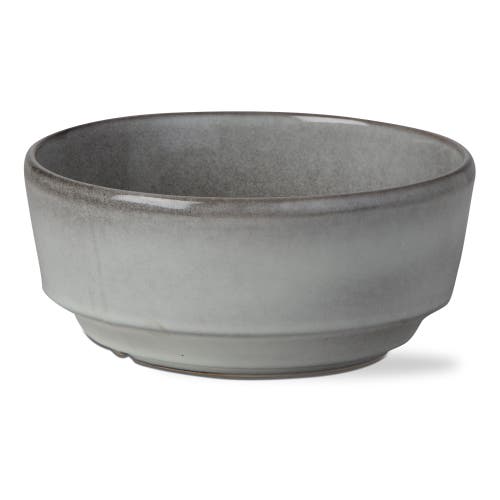 Tag Stinson Large Light Gray Ceramic Serving Bowl Dishwasher Safe In Gray