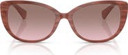 Ralph Lauren 56mm Gradient Butterfly Sunglasses