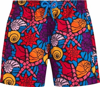 VILEBREQUIN Boys Stretch Swim Shorts Seashells
