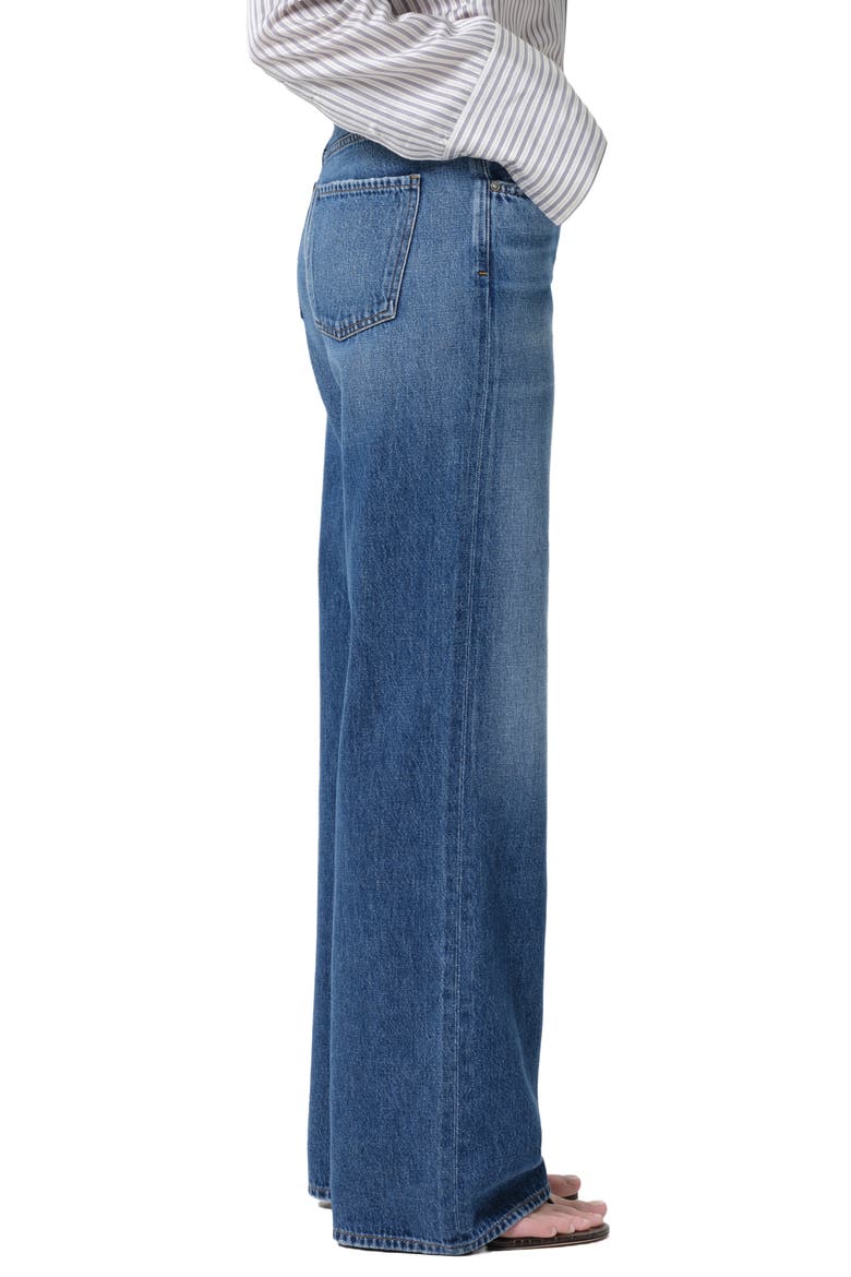 Annina High Waist Straight Leg Jeans, Alternate, color, AVANT MD/ DARK INDIGO