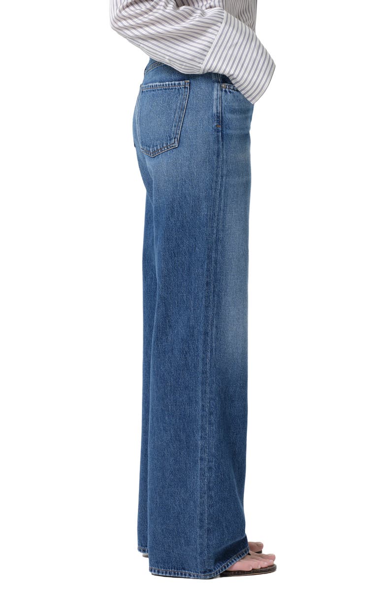 Citizens of Humanity Annina High Waist Straight Leg Jeans, Alternate, color, Avant Md/ Dark Indigo