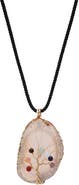 BY ADINA EDEN Natura Stone Tree Of Life Charm Necklace