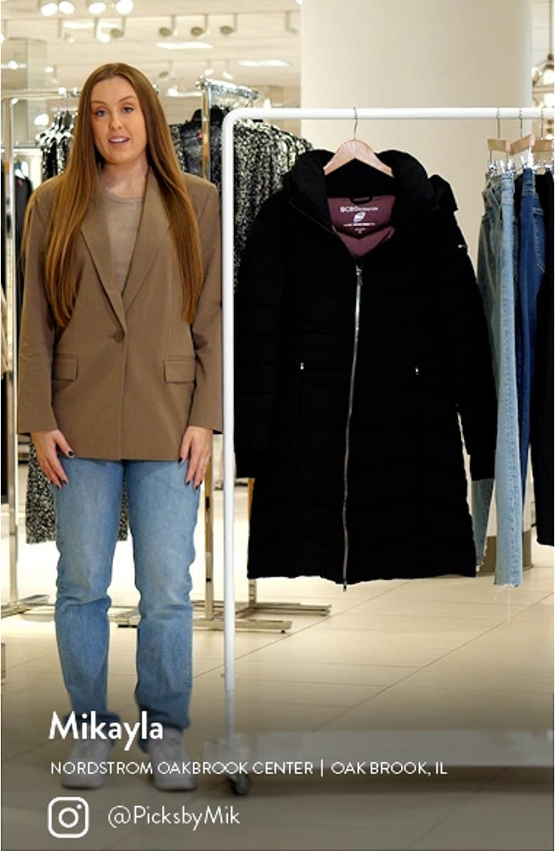 Water Resistant Midi Puffer Jacket, sales video thumbnail