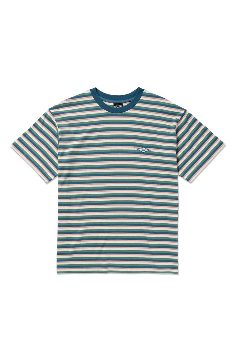 Billabong Baxter Stripe T-Shirt, Alternate, color, Deep Blue