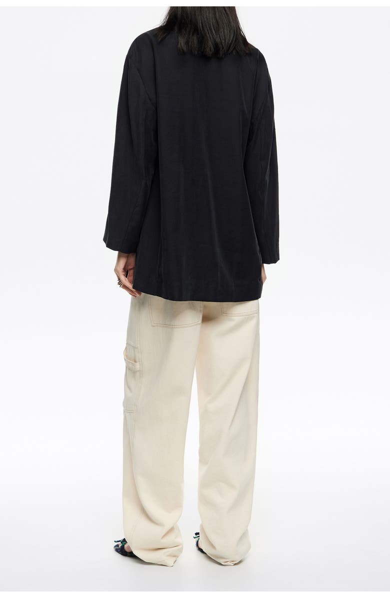 Bimba y Lola Tailored Jacket, Alternate, color, Black