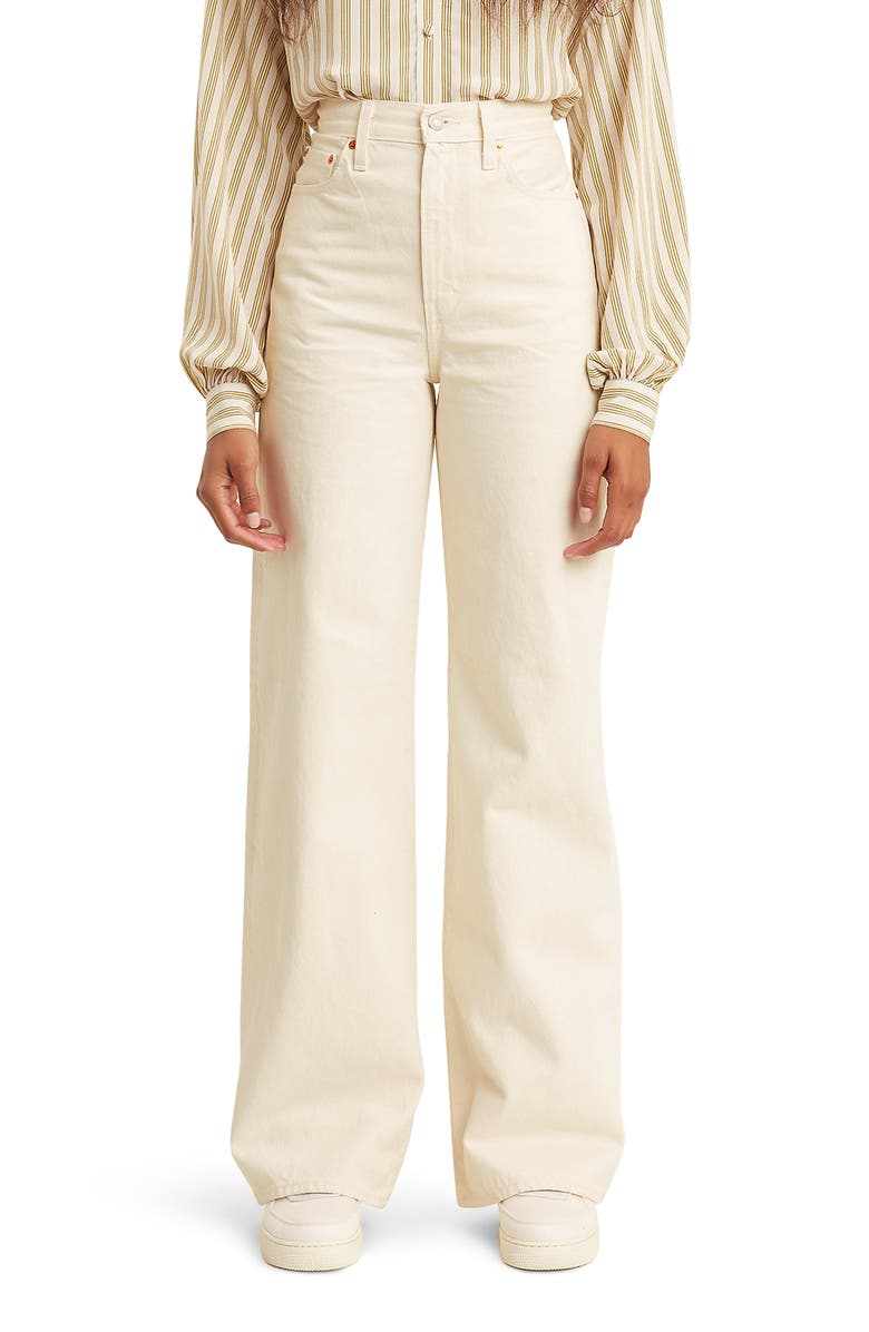 Levi's<sup>®</sup> Ribcage High Waist Wide Leg Jeans, Main, color,