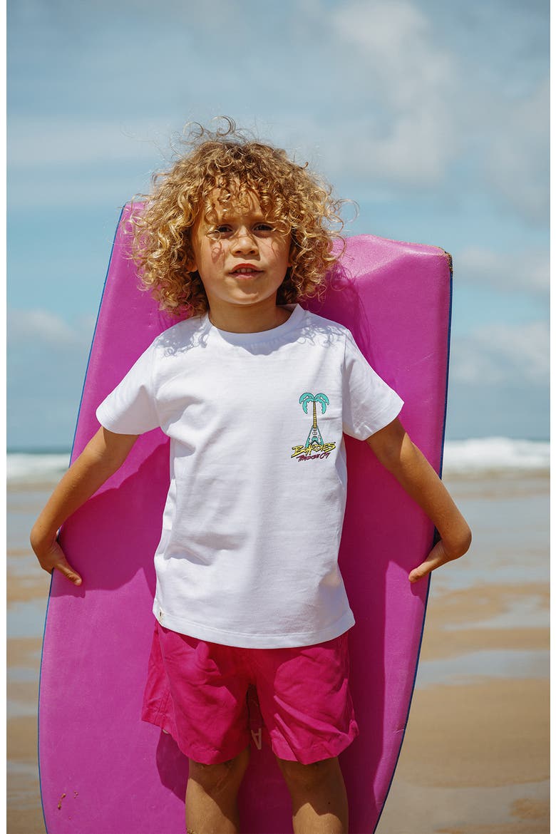 Kids' Cotton Graphic T-Shirt, Alternate, color, WHITE