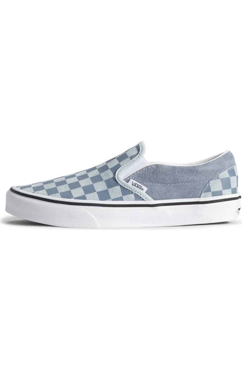 Vans Gender Inclusive Classic Slip-On Sneaker, Alternate, color, Checkerboard Light Blue