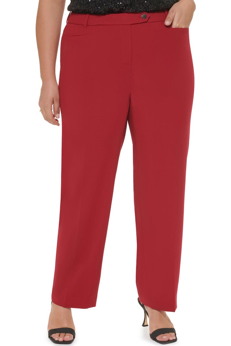 Slim FIt Pants, Main, color, CRANBERRY