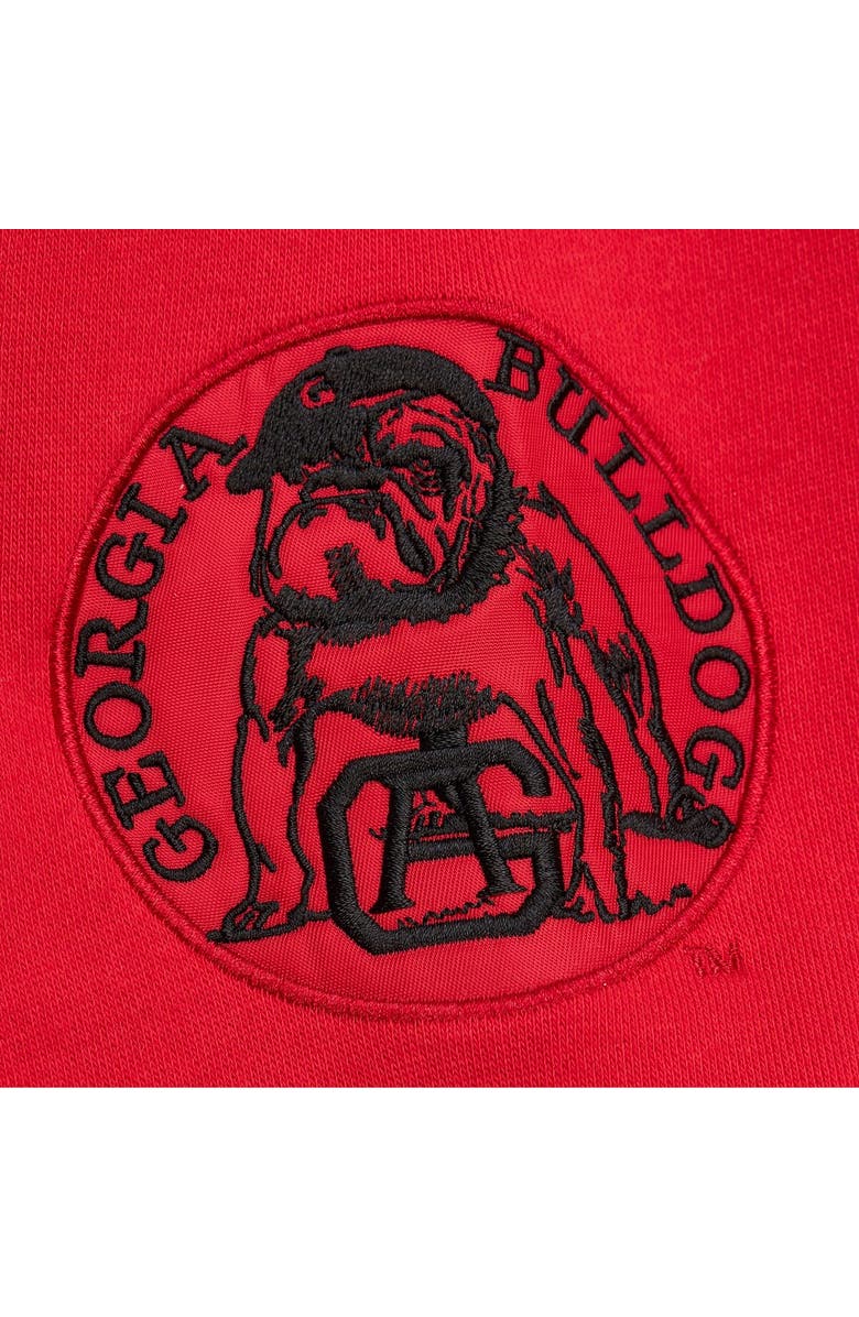 Mitchell & Ness Men's Mitchell & Ness Grey Heather Georgia Bulldogs Throwback Allover 4.0 Pullover Sweatshirt, Alternate, color, Heather Gray