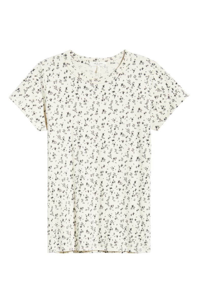 rag & bone All Over Stars T-Shirt, Alternate, color, Ivory Multi