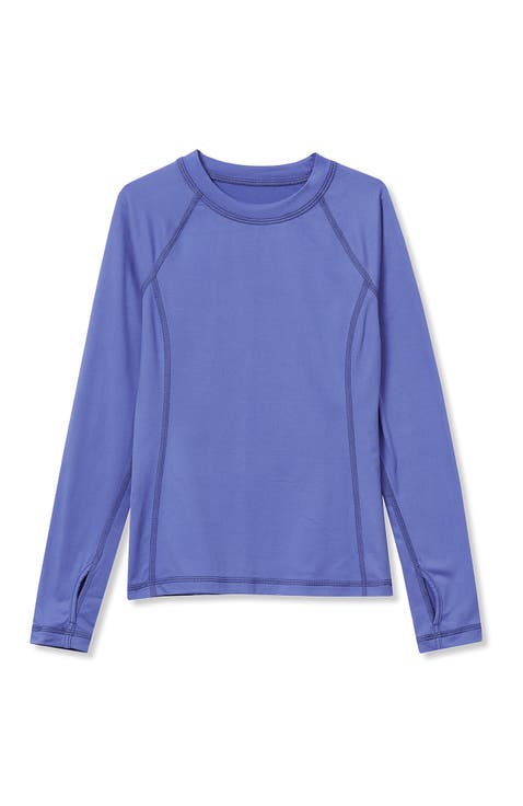 Girls Thermal Base Layer Long Underwear Thermaskin Crew Neck Shirt