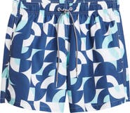 Boardies Abstract Print Swim Trunks