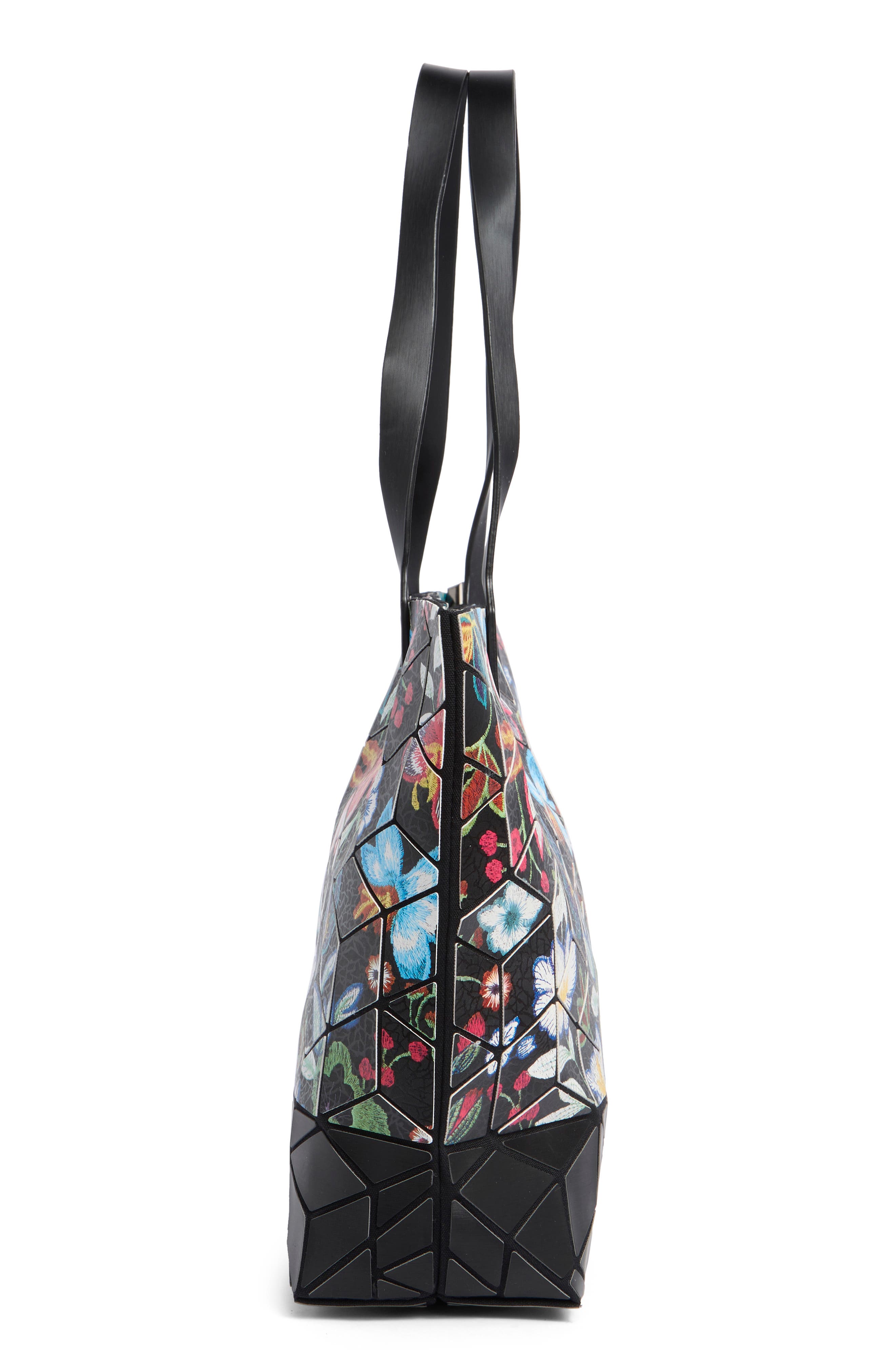 PATRIZIA LUCA Floral Tote Bag, Alternate, color, Black Floral