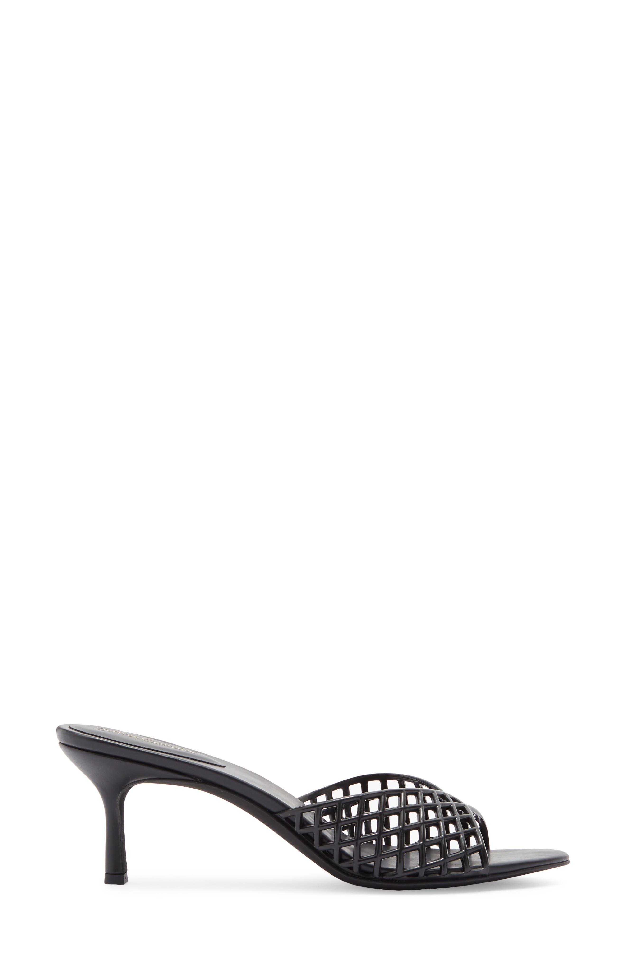 Jeffrey Campbell Seablue Jelly Slide Sandal, Alternate, color, Black