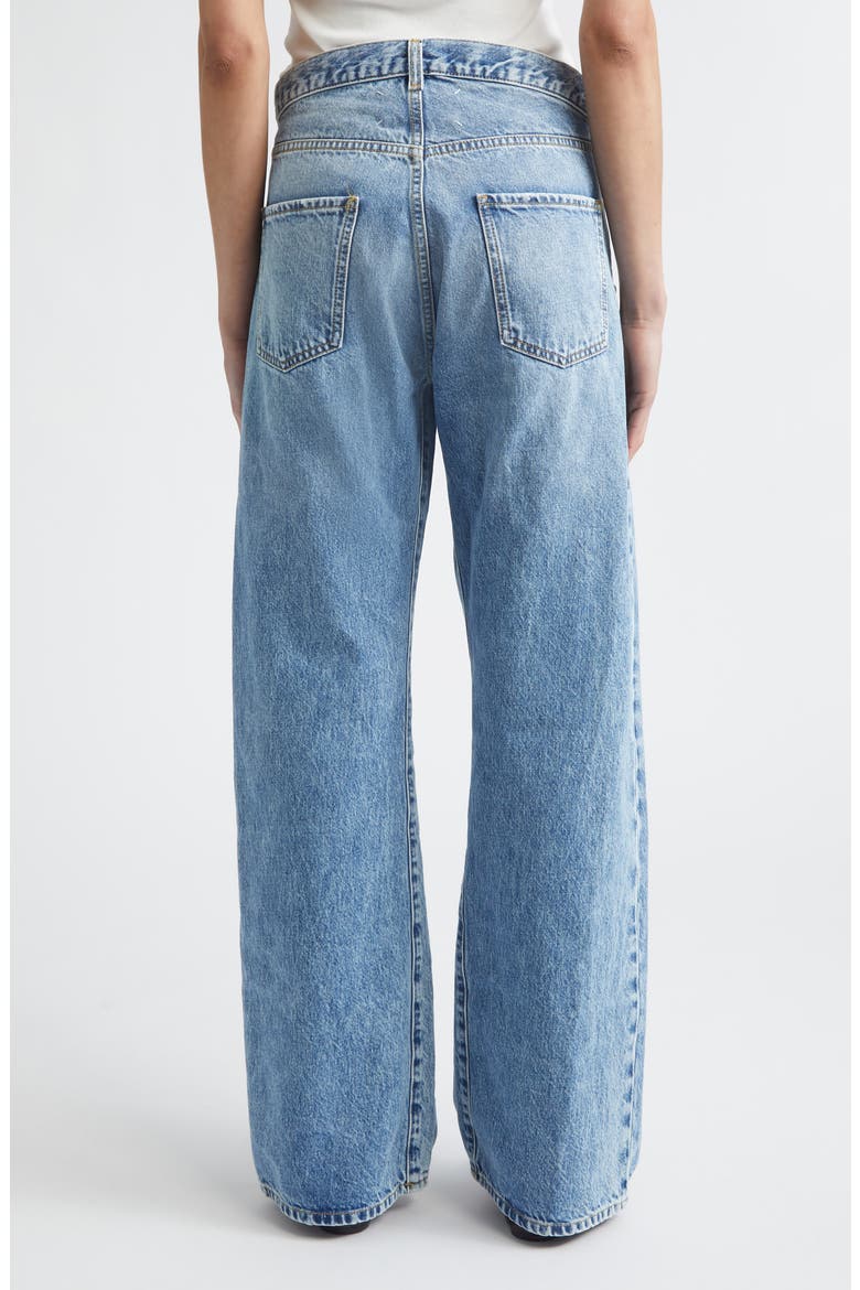 Elongated Pocket Nonstretch Denim Jeans, Alternate, color, DENIM